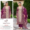 AT 136 A to D By Amrutvela Viscose Maslin Best Dress Material Wholesale Shop In Surat
